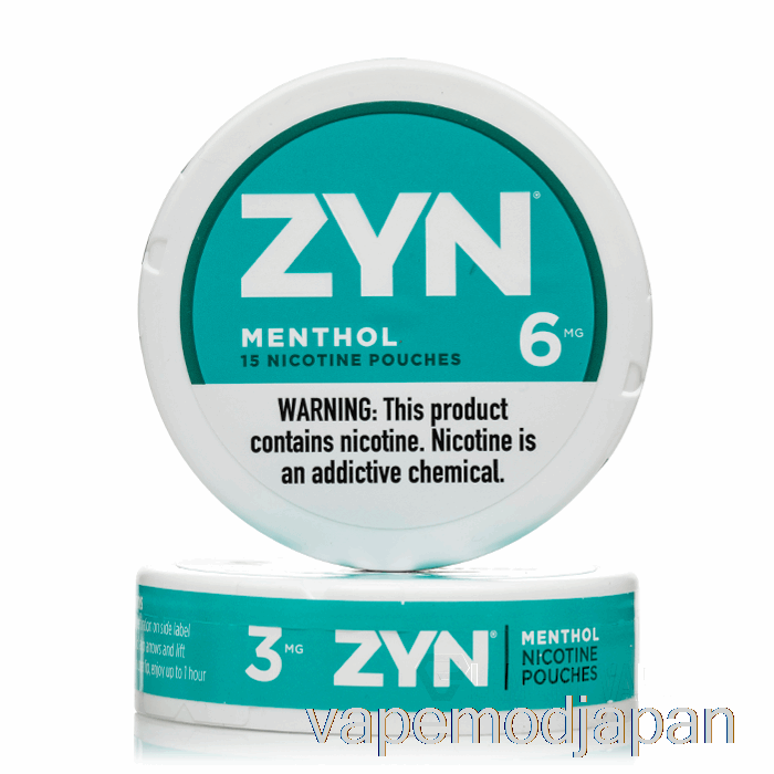 Vape Japan Zyn ニコチン パウチ - メンソール 6mg (5 パック)